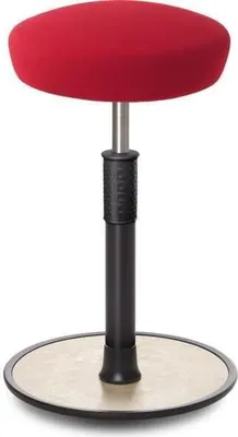 Produktbild von Sitz- Stehhocker Free Tall Hutsitz Gestrick Rot schwarz /cremeweiß.
