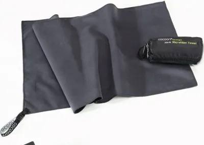 Image de Cocoon Serviette Microfibre Ultralégère - Mikrofaserhandtuch - 150x80cm- gris lamantin