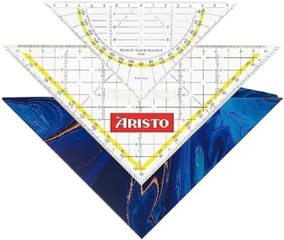 Produktbild von Aristo AR18101B Set 3in1 - TZ-Dreieck AR1650/2 & Geodreieck AR1552 inkl. Geocove