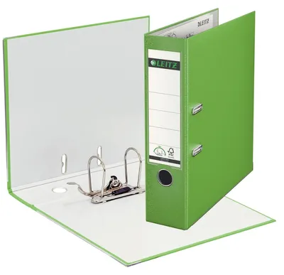 Produktbild von Leitz 180° Lever Arch File Plastic, Grün, Kunststoff, A4