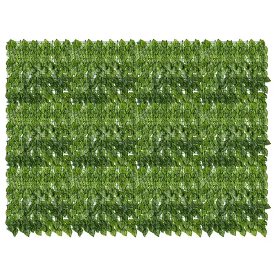 Produktbild von SWANEW Sichtschutzhecke Windschutz 1*3M Efeu Sichtschutz Balkonverkleidung Blätterzaun,Wassermelonenblätter
