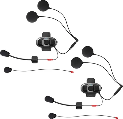 Produktbild von Sena Motorrad Kommunikationssystem LF4 Doppelset, Schwarz