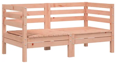 Image de vidaXL Canapé d'angle de jardin 2 pcs. Bois massif Douglas