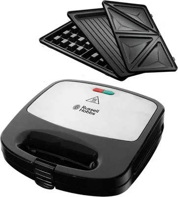 Produktbild von 3-in-1-Grill - Tostgerät & Waffeleisen & Kontaktgrill - Waschmaschinenfestes Design - Tostgerät - 760W