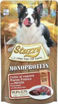 Zdjęcie produktu dla Stuzzy Monoprotein Wołowina z Borówkami dla Psa 150 g