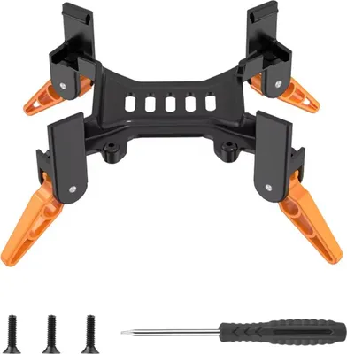 Produktbild von Faltbares Schlittenfahrwerk für DJI Avata 2 Drohne - Orange / Grau