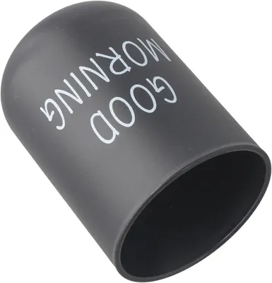 Immagine prodotto di Bicchiere multifunzionale per il bagno, in PP, capacità 400 ml, con base antiscivolo, colore nero