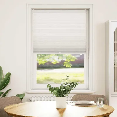 Zdjęcie produktu dla vidaXL Roleta plisowana 70×125 cm biała