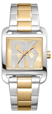 Produktbild von DKNY Damenuhr Quarzuhr silber / gold onesize Damen 37 DK1L001M0035, DK1L001M0045, DK1L001M0075