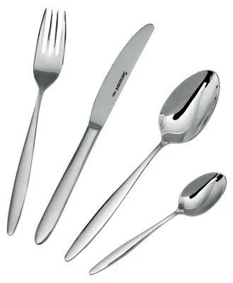 Besteck-Set 24-teilig, Edelstahl 18/10, silber, poliert