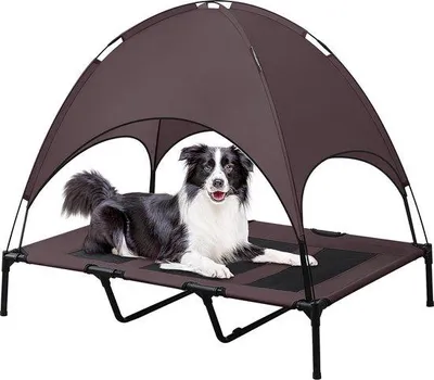 Produktbild von Unyqoos® Faltbares Katzenbett mit Kratzbrett & Spielball – Katzenhöhle, Sitzhocker mit Holzbeinen, 37,5 x 32,5 x 36 cm, Grau