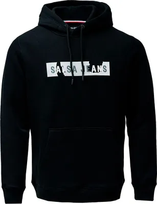 Zdjęcie produktu dla Salsa Jeans French Terry Regular Fit Hoodie Black M Man Black M