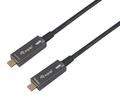 Obrázok produktu pre Equip 119469, 15 m, USB C, USB C, USB 3.2 Gen 2 (3.1 Gen 2), 10 Gbit/s, Čierna