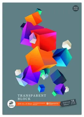 Produktbild von Edition DÜRER® 091006 Transparentblock - A3, 25 Blatt, 80g/qm