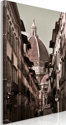Obrázek produktu pro Italské plátno obraz - Florencie (1 díl) Vertikální 40x60 cm Města d-B-0299-b-a