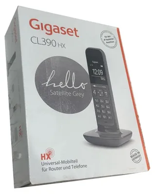 Zdjęcie produktu dla Gigaset CL390HX, IP Phone, Szary, Zestaw słuchawkowy bezprzewodowy, 50 m, 230 m, 150 wejścia