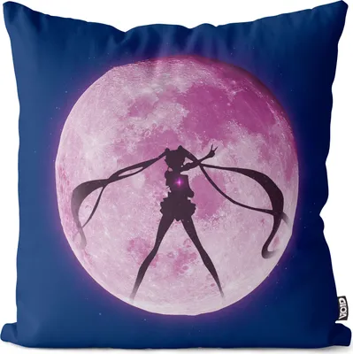 Produktbild von VOID Mondzauber Kissenbezug Kissenhülle Polyester wasserfest Outdoor Indoor sailor mondstein moon luna bunny mars anime