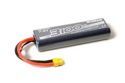 Obrázek produktu pro NOSRAM 3100mAh - 7.4V - 50C LiPo Car Stickpack Hardcase - XT60 konektor