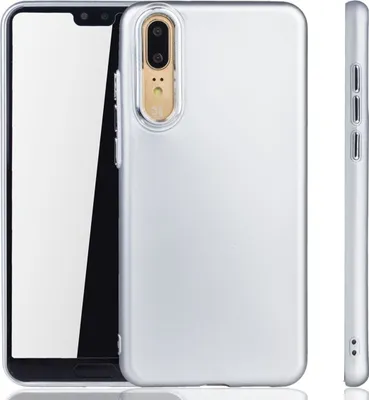 Produktbild von Huawei P20 Hülle - Handyhülle für Huawei P20 - Handy Case in Silber