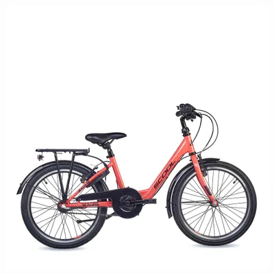 Produktbild von 26 Zoll Kinderfahrrad, 3-Gang Nexus, Rücktritt (N3), Mädchenfahrrad, S’COOL chiX, ab 10 Jahre, 140–160 cm, Koralle/Dunkelrot