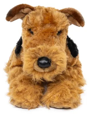 Produktbild von Uni-Toys - Airedale Terrier, liegend - 43 cm (Länge) - Plüsch-Hund - Plüschtier, Kuscheltier