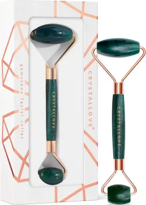 Produktbild von CRYSTALLOVE Aventurin-Gesichtsmassagegerät