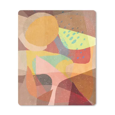 Produktbild von MuchoWow® Mauspad Mousepad Abstrakt - Kunst - Regenbogen - Pastell 19x23 cm - Mousepads - Maus Mat - Pad - Mausunterlage - Mauspads - Spielen