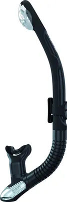 Produktbild von Mares Schnorchel mit Ventil Ergo Dry, Farbe:schwarz, Silikonfarbe:schwarz