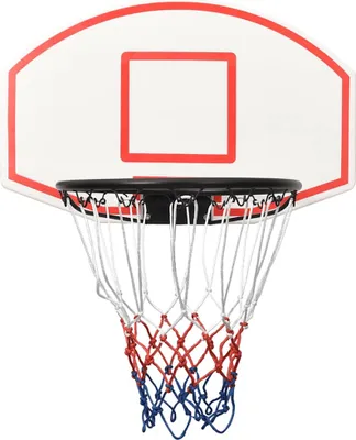 Produktbild von vidaXL Basketballkorb Weiß 71x45x2 cm Polyethylen