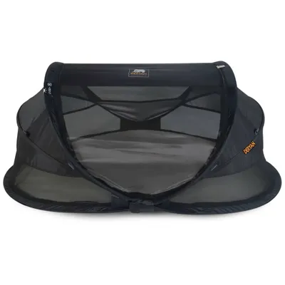 Produktbild von DERYAN Pop-up-Reisebett Baby Luxe mit Moskitonetz Schwarz