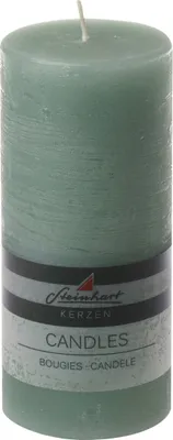 Produktbild von Stumpenkerze "Raureif" Salbei 150/68 mm Steinhart Kerzen in RAL-Kerzen Güte Qualität