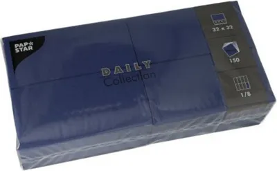 Produktbild von Papstar 84576, Blau, Seidenpapier, Einfarbig, 46 g/m², 330 mm, 330 mm