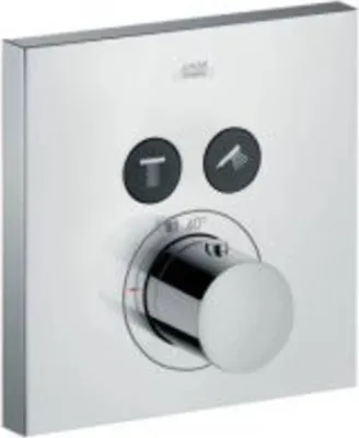 Obrázek produktu pro Termostat AXOR SHOWERSELECT SQUARE skrytý, pro 2 spotřebiče chrom chrom