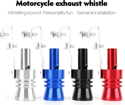 Immagine prodotto di Turbo Sound Whistle in alluminio scarico Tailpipe BOV Blow Off Valve Simulator