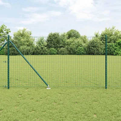 Image de Poteaux de clôture, 52 pièces, gris, 3,2 x 3,2 x 205 cm
