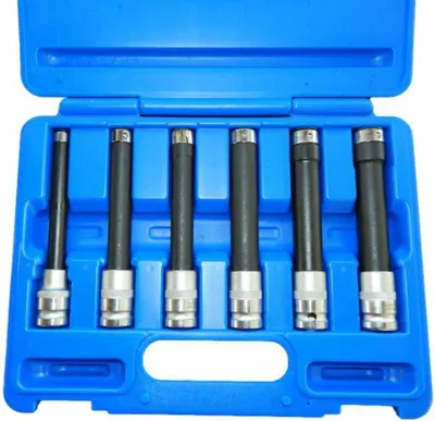 Produktbild von Innensechskant Nuss Satz, Aussen Innensechskant Nuss, E-Profil E10-E20, 1/2 Zoll