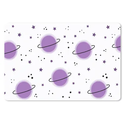 Produktbild von MuchoWow® Schreibtischunterlage Weltraum - Planeten - Sterne - Raumfahrt - Muster 60x40 cm - XXL Mauspad - Großes Mauspad