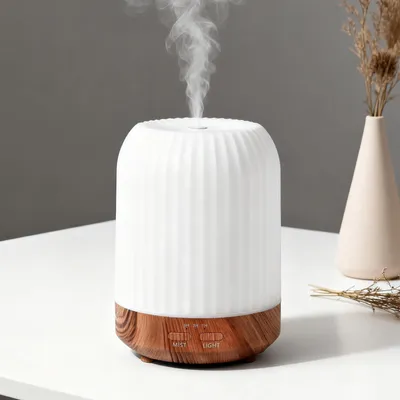 Obrázek produktu pro Aroma difuzér, 250 ml, ultrazvukový zvlhčovač vzduchu s 7 barevnými LED světly