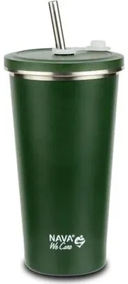 Imagen del producto de Taza térmica de viaje, 520 ml, color verde