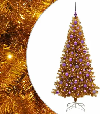 Productafbeelding van Kerstboom Goud 180 cm PET
