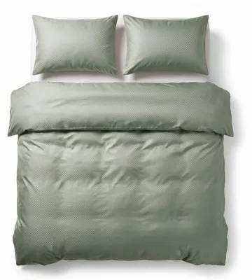 Imagen del producto de Sleeptime, sábana de satén, color verde, 240 x 220 cm