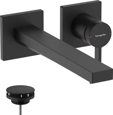 Immagine prodotto di hansgrohe Tecturis E Mitigeur monocommandé pour lavabo, encastré, saillie 225mm, vidage non verrouillable, EcoSmart+, 73051670, 73051670