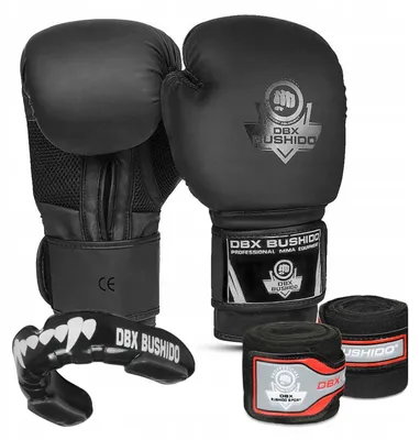 Produktbild von DBX BUSHIDO Black Master Boxhandschuhe Set 10 oz