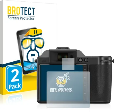 Produktbild von 2x Für Hasselblad X2D 100C Schutzfolie BROTECT Displayschutz Display Schutz Folie Klar Transparent