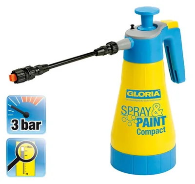 Image de Gloria Haus und Garten 000355.0000 Spray&Paint Compact Pump pressure sprayer 1.25 l