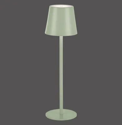 Obrázok produktu pre Vonkajšia stolová lampa prenosná zelená dotyková IP54 LED 3W Euria Leuchten Direkt