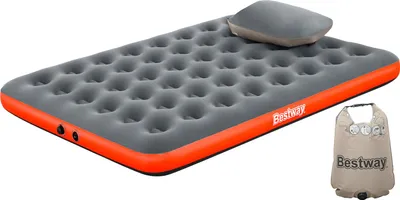 Produktbild von Bestway® Doppelluftbett Roll & Relax mit Kissenpumpe 203 x 152 x 22 cm