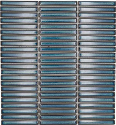 Produktbild von Keramikmosaik Mosaikfliesen grün glänzend Wand Küche Bad Dusche MOS24-CG61_f