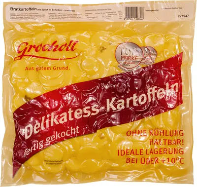 Obrázek produktu pro Grocholl smažené brambory plátky se slaninou předvařené sáček 2000g