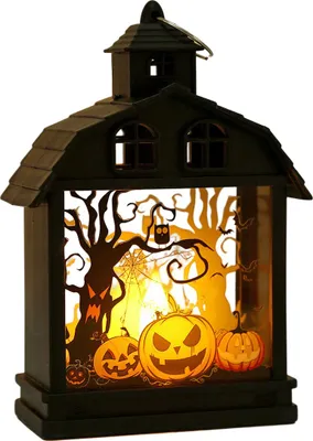 Produktbild von Batteriebetriebene Laterne, Außenkerze, Halloween-Geist mit Laterne, Halloween-Dekoration, Halloween-Nachtlicht